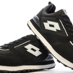 Baskets Noir/Blanche Homme Lotto Twenty 5
