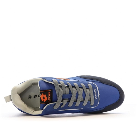 Baskets Bleu/Blanc/Orange Homme Lotto Twenty 5