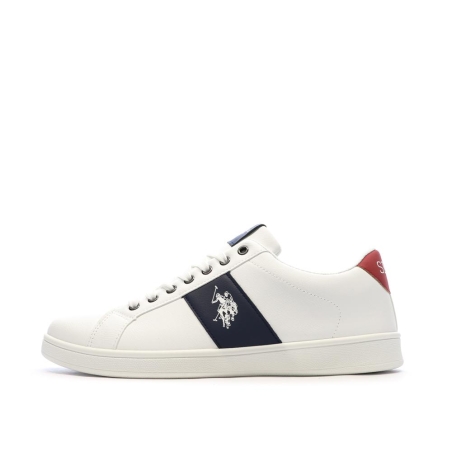 Baskets Blanches/Marines Homme US Polo ASSN Sneaker