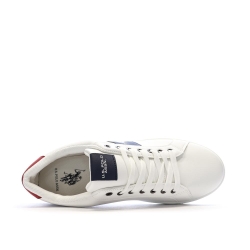 Baskets Blanches/Marines Homme US Polo ASSN Sneaker