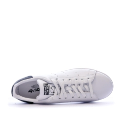 Baskets Stan Smith Blanches/Marines Homme Adidas M20325