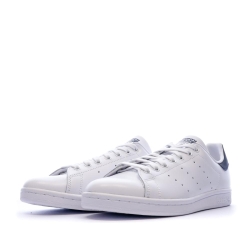 Baskets Stan Smith Blanches/Marines Homme Adidas M20325