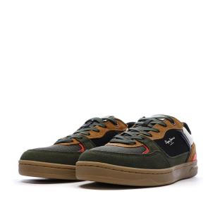 Baskets Kaki/Camel Homme Pepe jeans Kore Skate