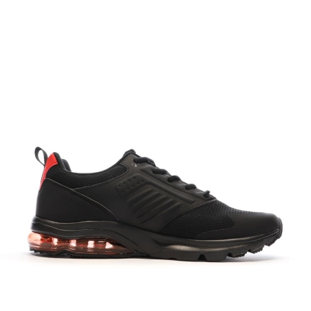 Baskets Noires/Rouges Homme Kappa Myagi