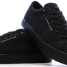 Baskets Noires Homme Tommy Hilfiger Th Hi Vulc Low Core