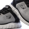 Baskets Grise Homme Skechers Track - Broader