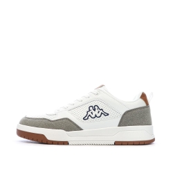 Baskets Blanches/Taupes Homme Kappa Logo Manis