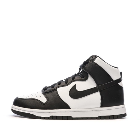Baskets Blanches/Noires Homme Nike Dunk Hi