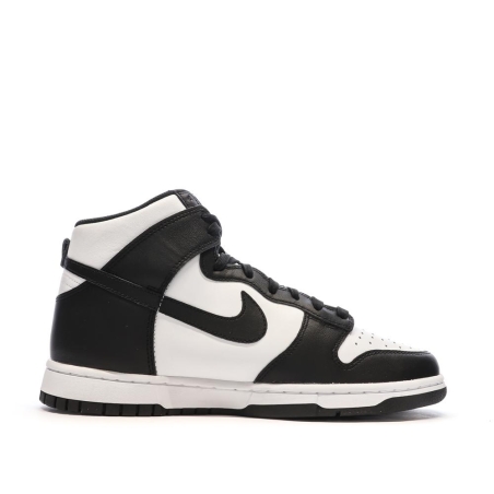 Baskets Blanches/Noires Homme Nike Dunk Hi