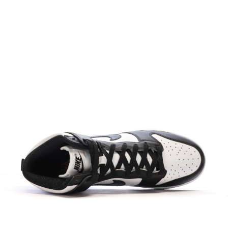 Baskets Blanches/Noires Homme Nike Dunk Hi