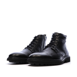 Bottines Noires Homme Geox Cannaregio