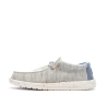 Chaussures Bleues/Grises Chiné Homme Hey Dude Wally Jersey