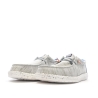 Chaussures Bleues/Grises Chiné Homme Hey Dude Wally Jersey