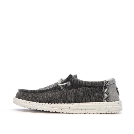 Chaussures Grises chiné Homme Hey Dude Wally Sport Mesh