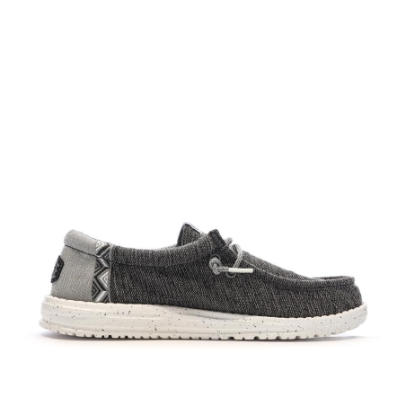 Chaussures Grises chiné Homme Hey Dude Wally Sport Mesh