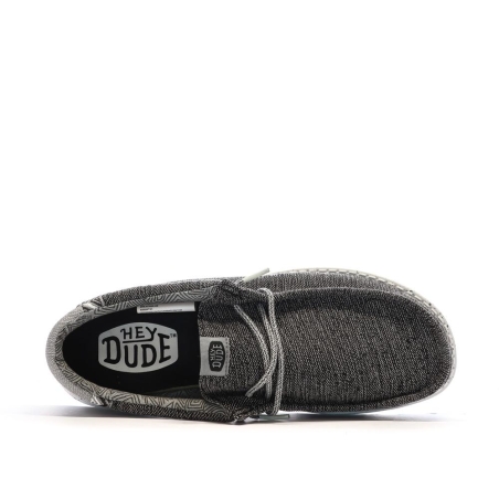 Chaussures Grises chiné Homme Hey Dude Wally Sport Mesh