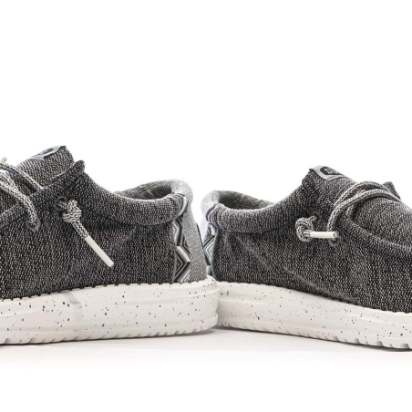 Chaussures Grises chiné Homme Hey Dude Wally Sport Mesh
