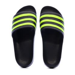 Claquettes Marine/Jaunes Homme Adidas Adilette