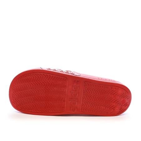 Claquettes Rouges/Blanches Homme Adidas Adilette