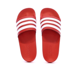 Claquettes Rouges/Blanches Homme Adidas Adilette