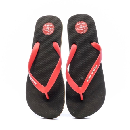 Tongs Noir/Rouge Homme Beppi Slipper