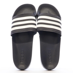Claquettes Noires/Blanches Homme Adidas Adilette Shower