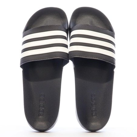 Claquettes Noires/Blanches Homme Adidas Adilette Shower