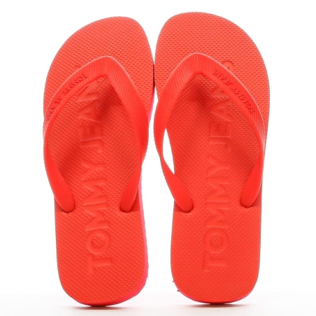 Tongs Rouge Homme Tommy Hilfiger Tjm Beach
