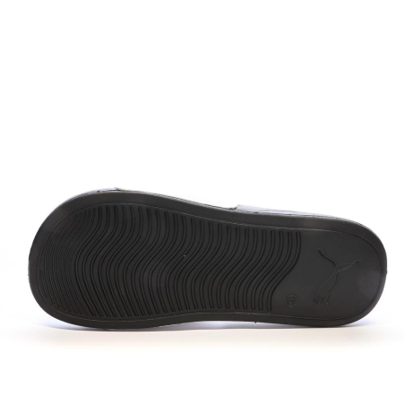 Claquettes Blanche/Noire Homme Puma Popcat 20