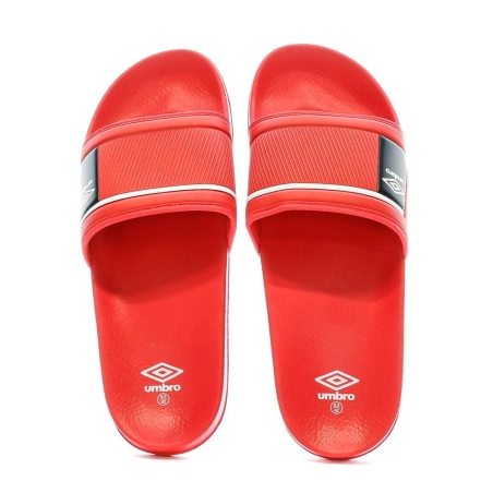 Claquettes Rouge Homme Umbro Raven