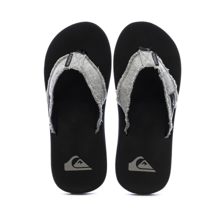 Tongs Noir/Gris Quiksilver Monkey Abyss