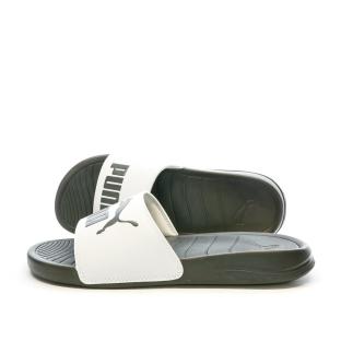 Claquettes Noire/Blanche Homme Puma Popcat 20