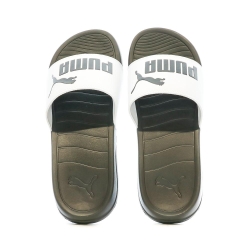 Claquettes Noire/Blanche Homme Puma Popcat 20