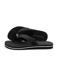 Tongs Noires Homme Tommy Hilfiger Webbing