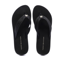 Tongs Noires Homme Tommy Hilfiger Webbing