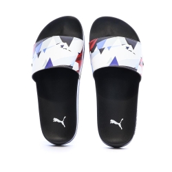 Claquettes Blanches/Noires Homme Puma 308368