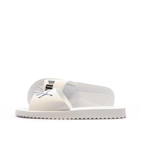 Claquettes Blanches Homme Puma Purecat
