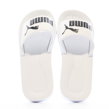 Claquettes Blanches Homme Puma Purecat