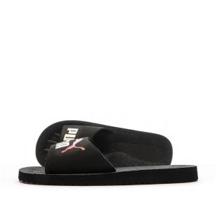 Claquettes Noires Homme Puma Purecat