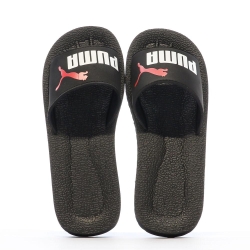 Claquettes Noires Homme Puma Purecat