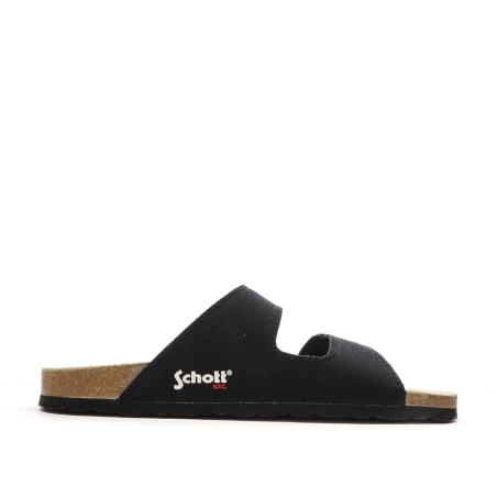 Sandales Noires Homme Schott Arthur