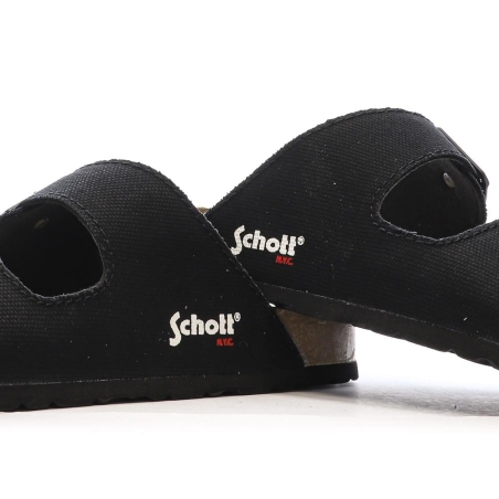 Sandales Noires Homme Schott Arthur