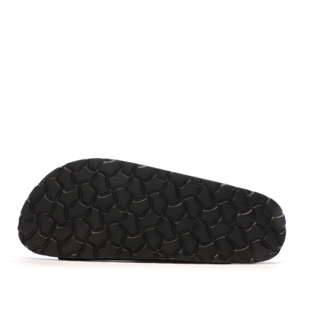 Sandales Noires Lisses Homme Schott Arthur