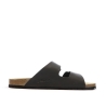 Sandales Noires Lisses Homme Schott Arthur