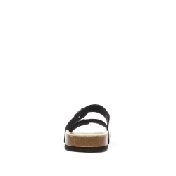Sandales Noires Lisses Homme Schott Arthur