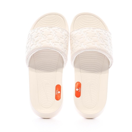 Claquettes Blanches Mixte Nike Victori