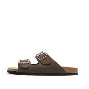 Sandales Marrons Lisses Homme Schott Arthur