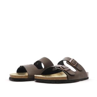 Sandales Marrons Lisses Homme Schott Arthur