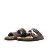 Sandales Marrons Lisses Homme Schott Arthur
