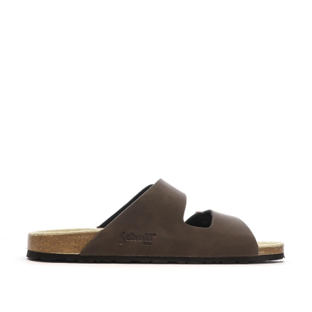 Sandales Marrons Lisses Homme Schott Arthur